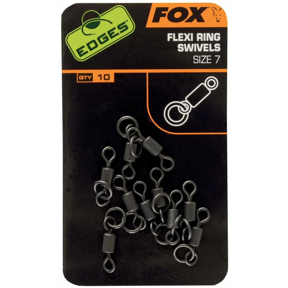Fox Edges Flexi Ring Swivel 10 x 1