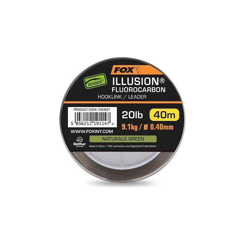 Fox Edges Illusion Fluorocarbon x 40m