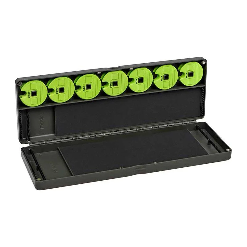 Fox Edges Large Rig and Disc Box inc 50 Pins / 7 Discs