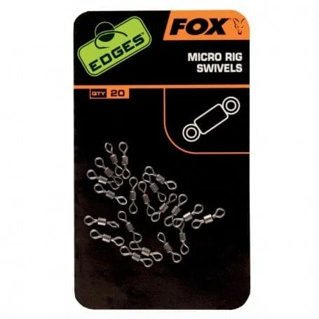 Fox Edges Micro Rig Swivel x 20