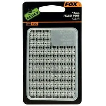 FOX Edges Pellet Pegs 13mm x2 Clear