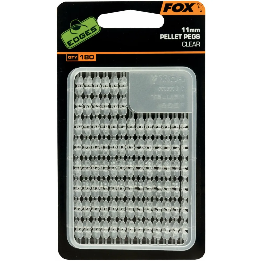 FOX Edges Pellet Pegs 1mm x 2 Clear
