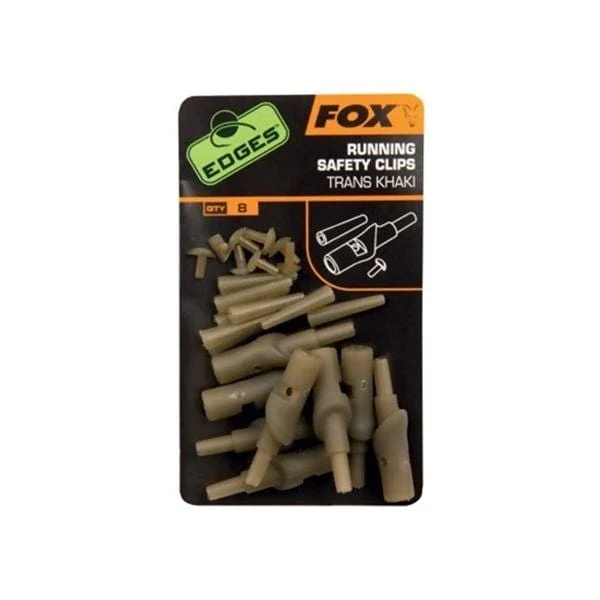 Fox Edges Running Safety Clip Trans Khaki