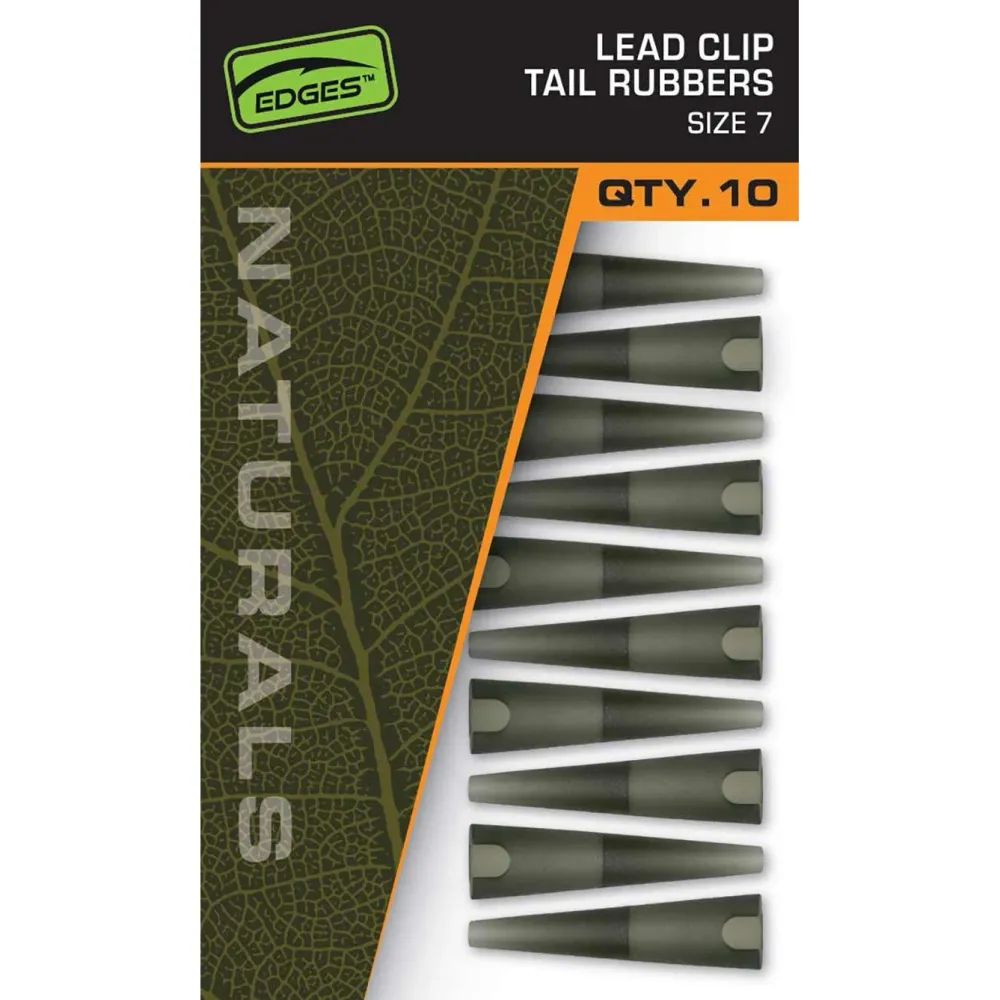 Fox Naturals Lead Clips Tail Rubbers - Size 7