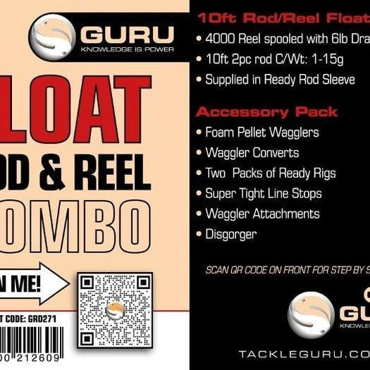 Guru 10' Float Rod & Reel Combo