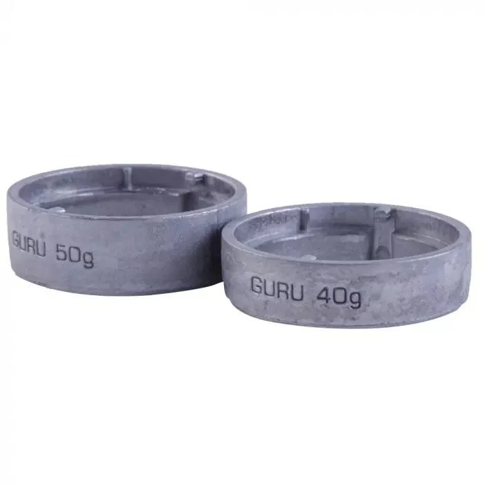Guru X-Change Bait Up Feeder Heavy Spare Weight Pack 1x40g, 1x50g