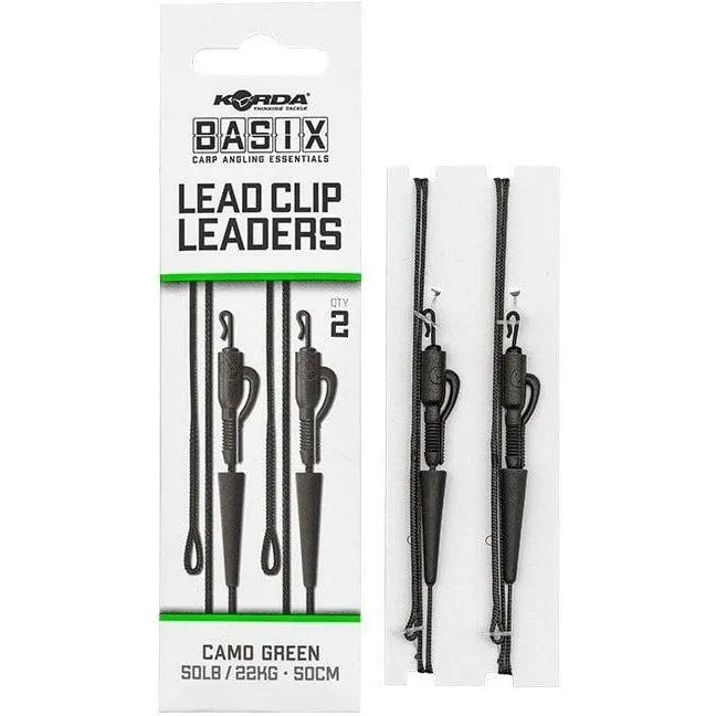 Korda Basix Lead Clip Leaders - KBX020