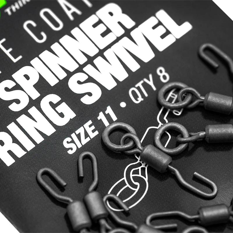 Korda PTFE Spinner Ring Swivels - Size 11