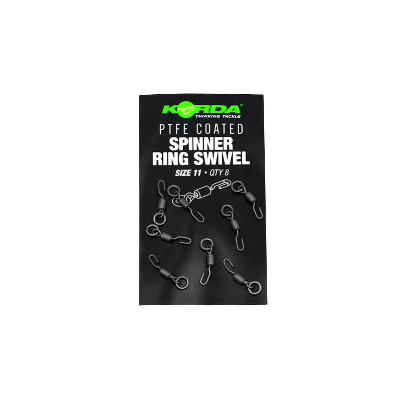 Korda PTFE Spinner Ring Swivels - Size 11