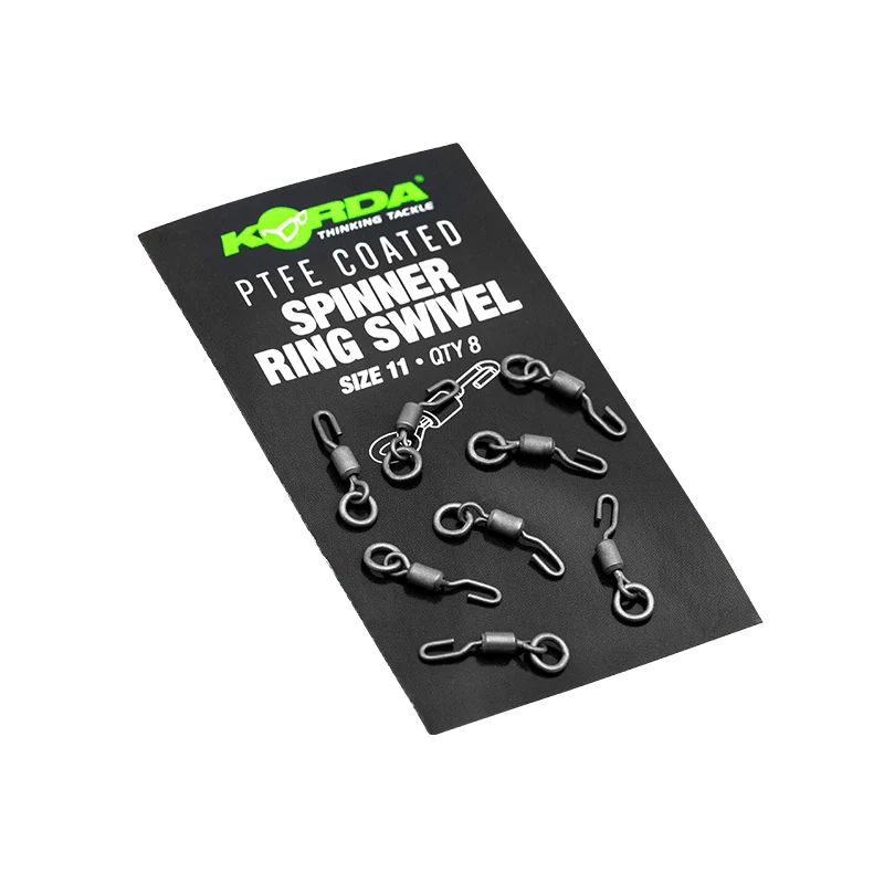 Korda PTFE Spinner Ring Swivels - Size 11