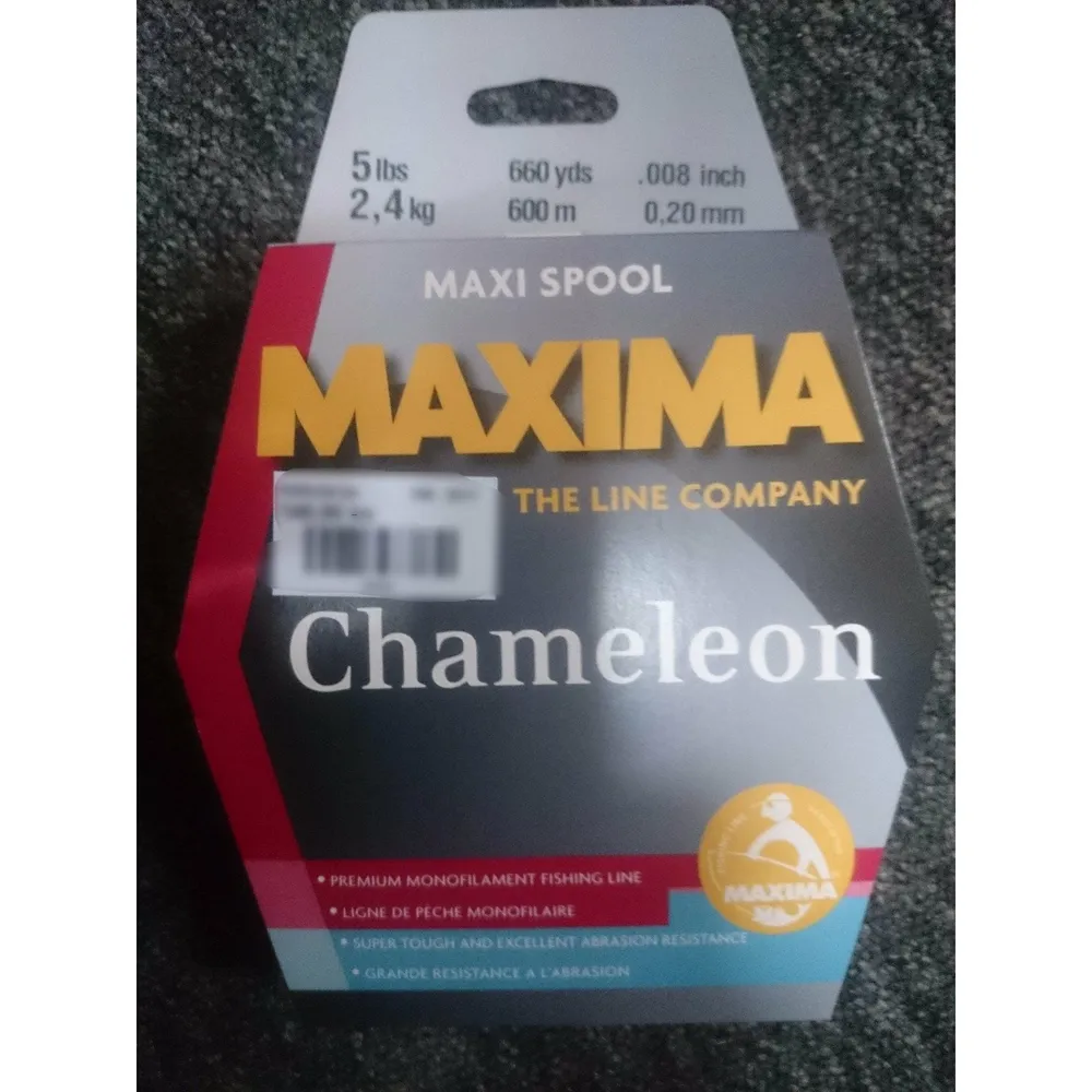 MAXIMA Maxi Spool Chameleon 2.4kg / 600m / 0.20mm