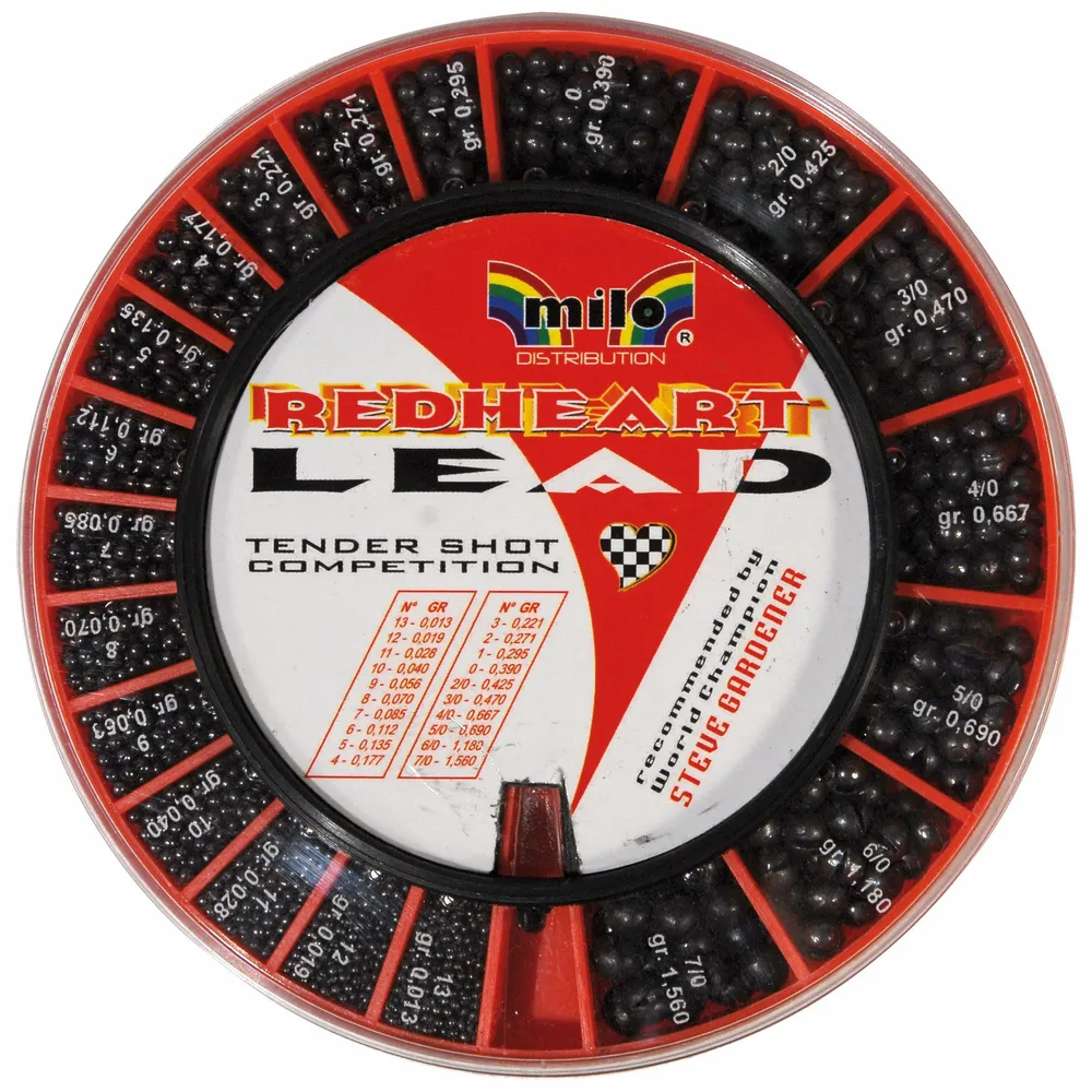 Milo Redheart Lead Weights 7/0–13 400g