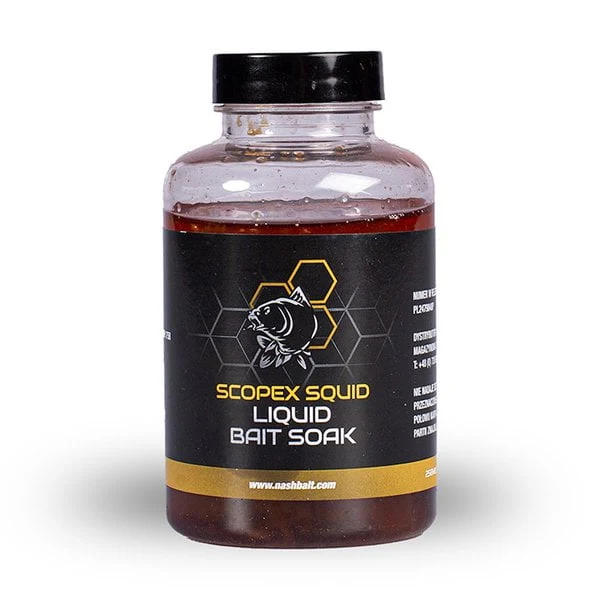 Nash Scopex Squid Liquid Bait Soak 250ml