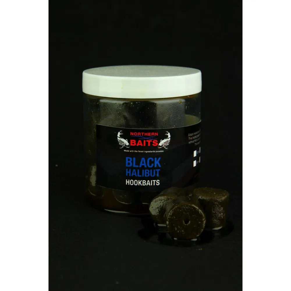 Northern Baits Black Halibut Hookbaits 14mm