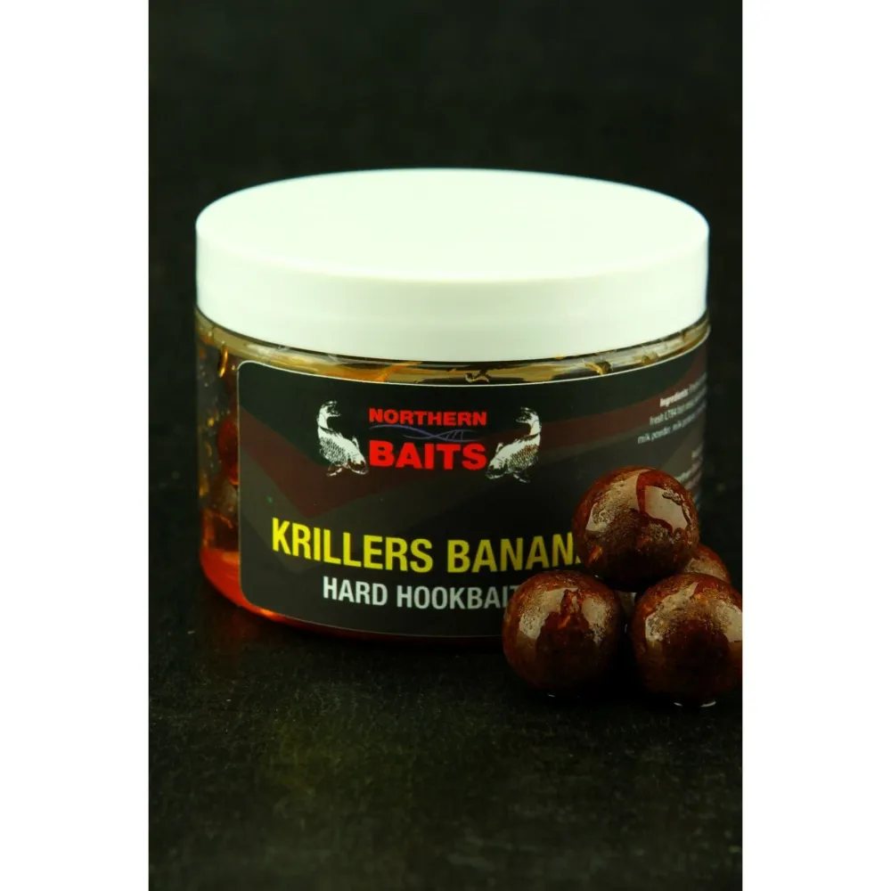 Northern Baits - Krillers Banana Glugged Hookbaits 16mm