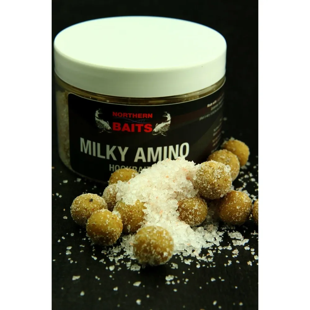 Northern Baits Milky Amino Cured Hookbaits 12mm