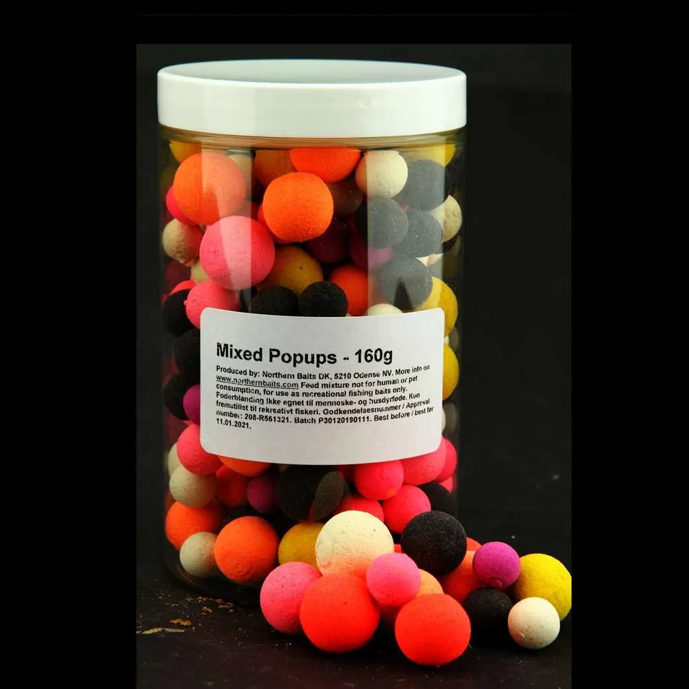 Northern Baits Mixed Popups Fruit Explosion 160g