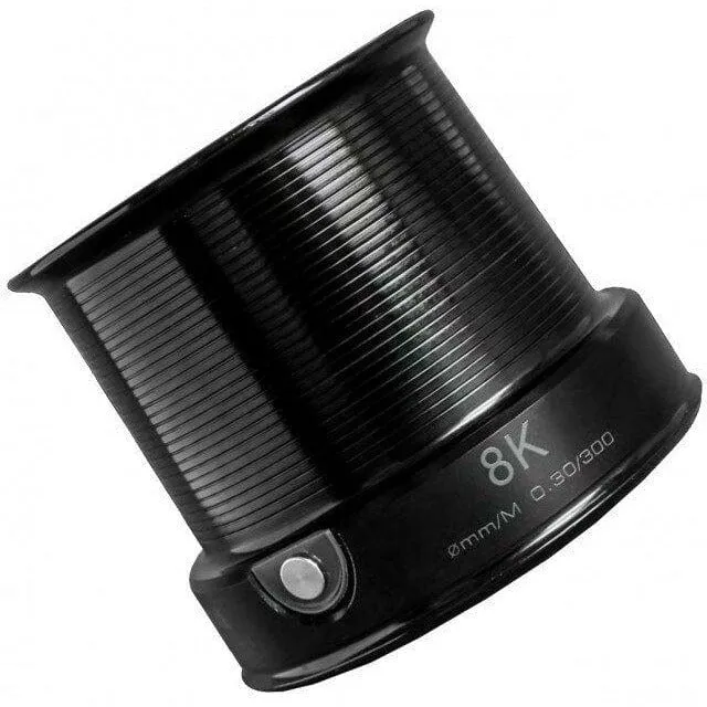 Okuma 8K Black Shallow Spool