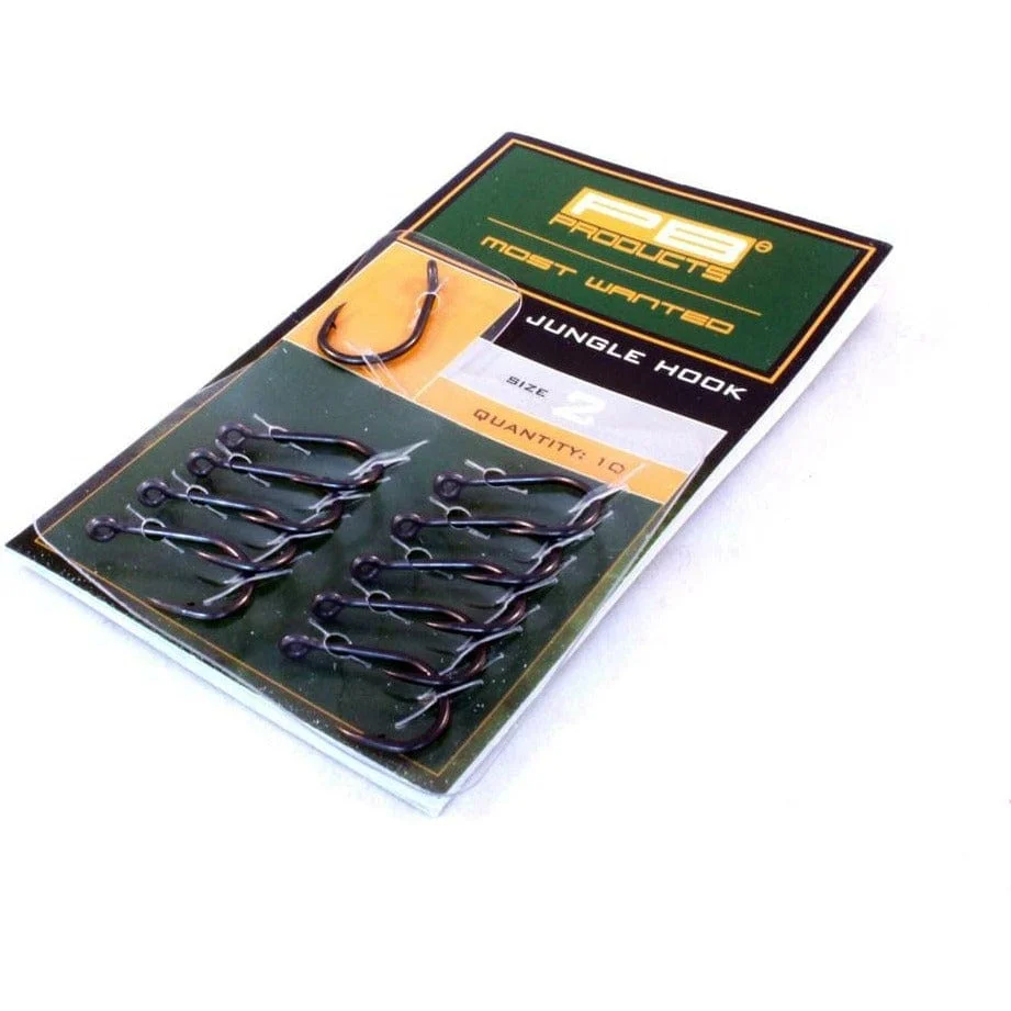 PB Products Jungle Hook DBF size 2 10pcs - 24010