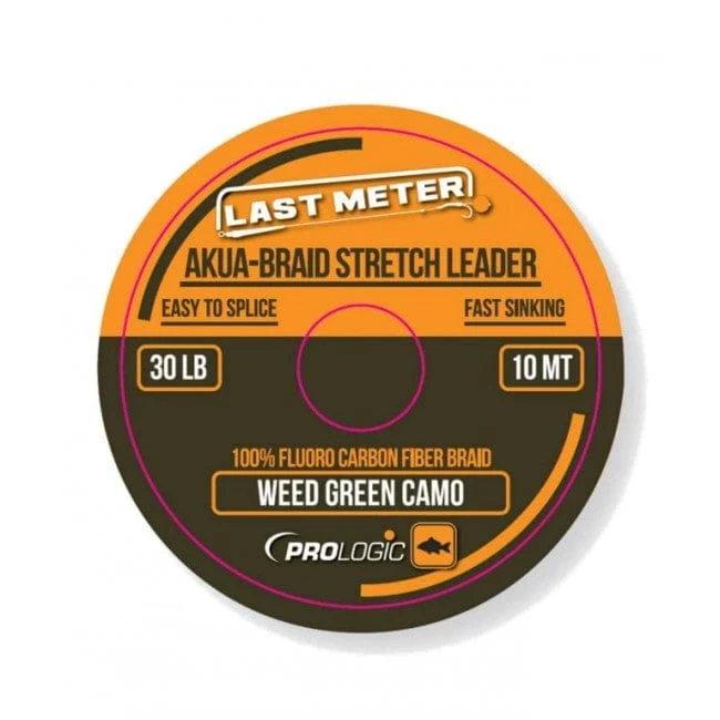 Prologic Akua-Braid Leader 10m 30lb Camo Green