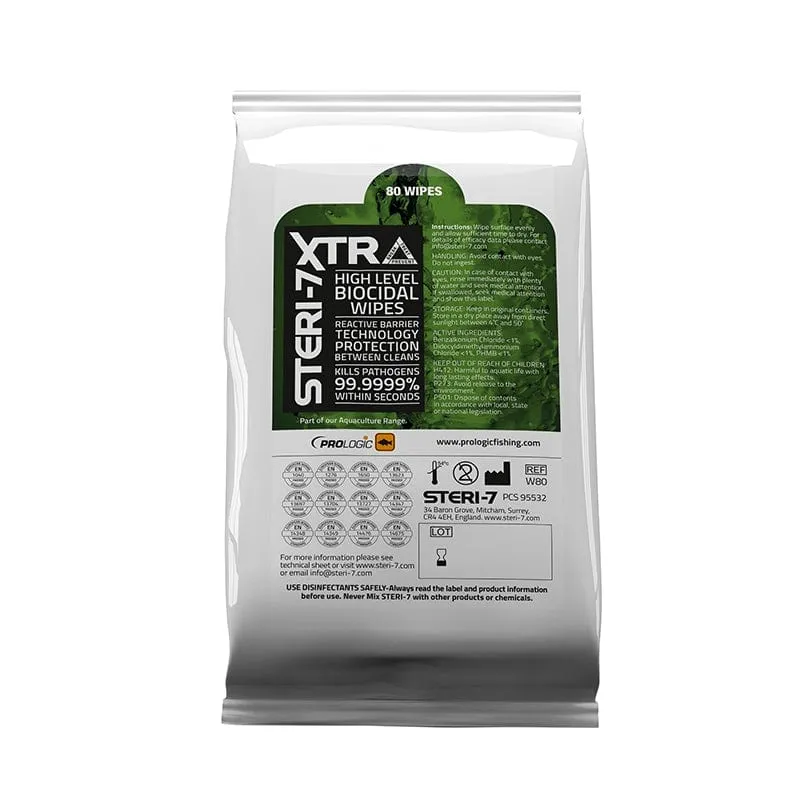 PROLOGIC Steri-7 Xtra High Level Biocidal Wipes 80pcs