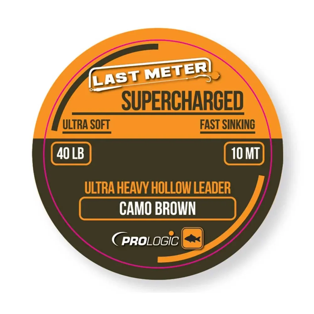 PROLOGIC Supercharged Hollow Leader 10m 40lbs Camo Brown