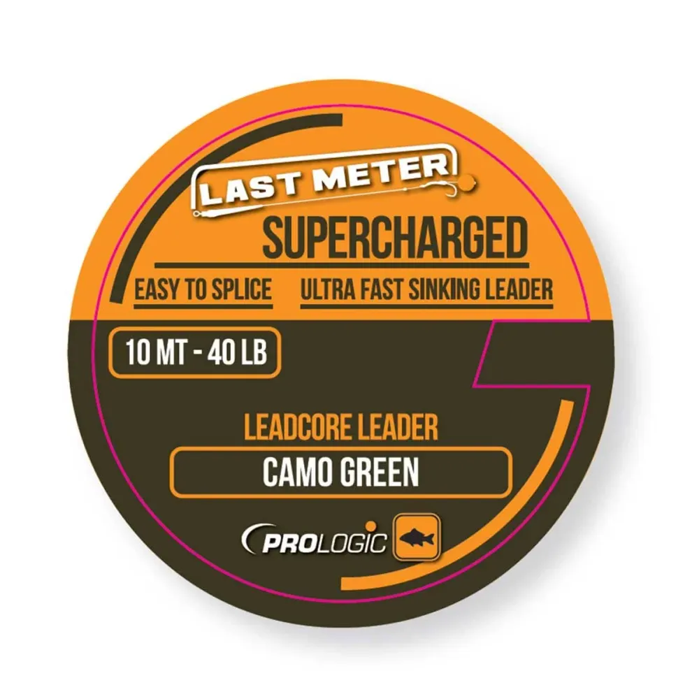 PROLOGIC Supercharged Leadcore Leader 10m 40lbs