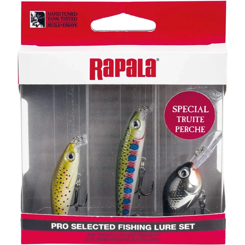 Rapala Trout Kit UL Wobbler Set (ULS04TR, ULM06RT, ULC03CH)
