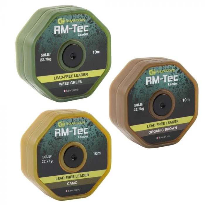 Ridge Monkey RM-Tec Lead Free Leader 50lb Camo