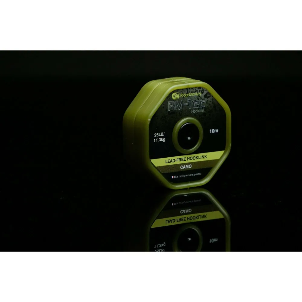 RidgeMonkey RM-Tec Lead Free Hooklink 25lb Camo
