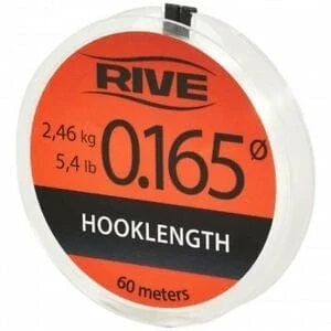 RIVE Hooklength Line 0.091 60m Transparent