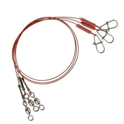 Savage Gear Blood49 Trace 30cm 0.48mm 11kg Swivel/Needle Snap 3pcs