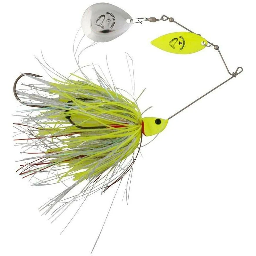 Savage Gear Da'Bush Spinnerbait 42g #4 White Silver Holo Flame