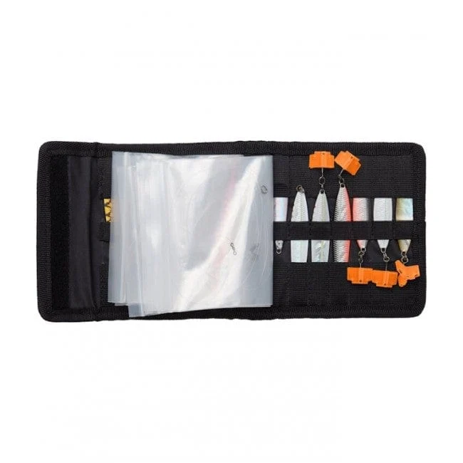 Savage Gear Flip Wallet Rigs & Lures, Holds 14 + 8 Bags (14x14 cm)