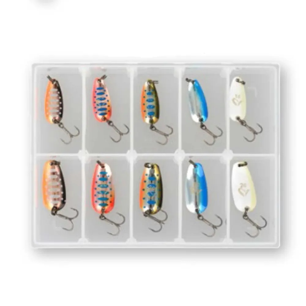 Savage Gear Nails Micro Spoon Kit 1 #1c & #2c 10pcs