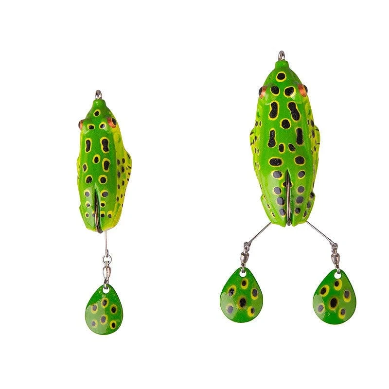 Savage Gear 3D Spin Kick Frog 10cm 12g F Green