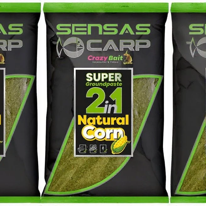 Sensas Super Groundpaste 2 1 Natural Corn 1kg
