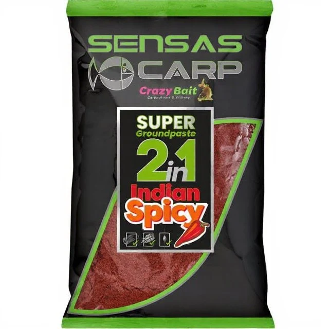 Sensas Super Groundpaste 2 1 Spicy Indian 1kg