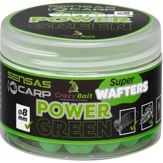 Sensas Super Wafters 8mm Power Green 60g