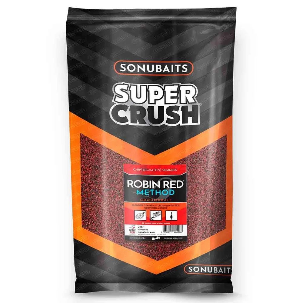 Sonubaits Super Crush Robin Red Method Mix 2kg