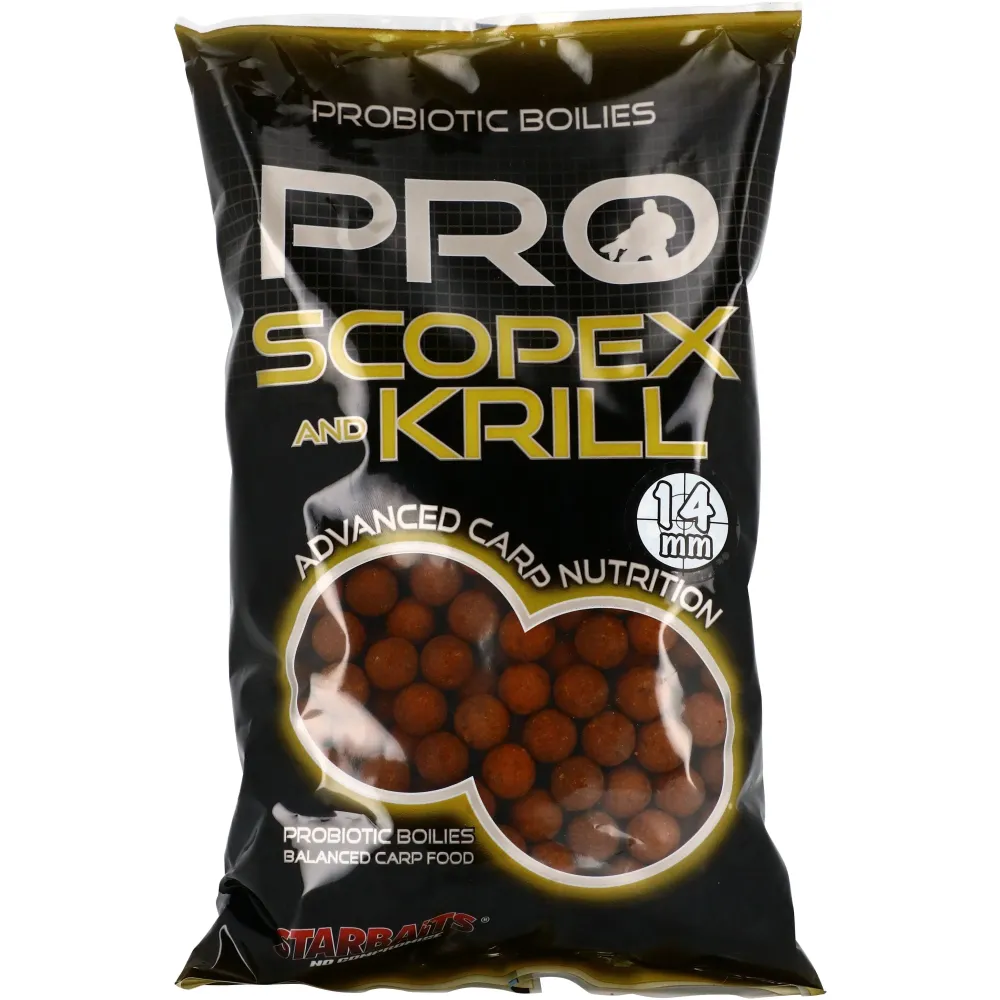 Starbaits Probio Scopex Krill Boilies 1kg