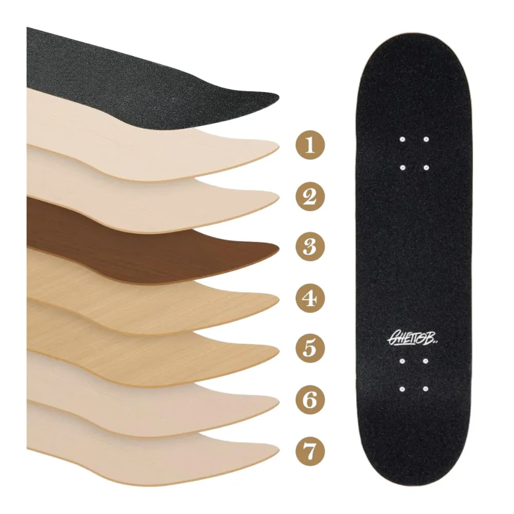 Tavola Skateboard Deck Ghettoblaster Pregripped Barded Wire Crvena 8.25"