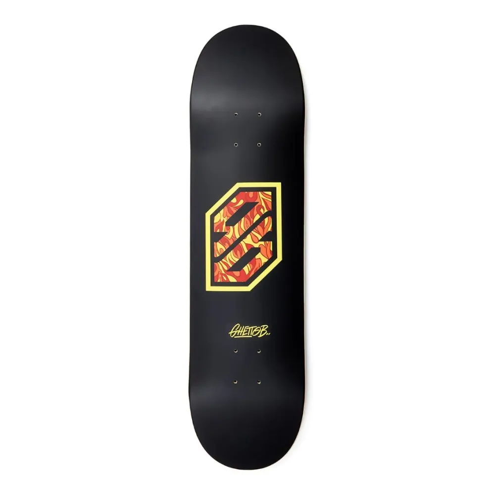 Tavola Skateboard Deck Ghettoblaster Pregripped Flame Žuta 8.125"