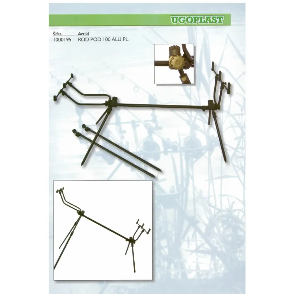 UGOPLAST Rod Pod 100 Powder-Coated Aluminum