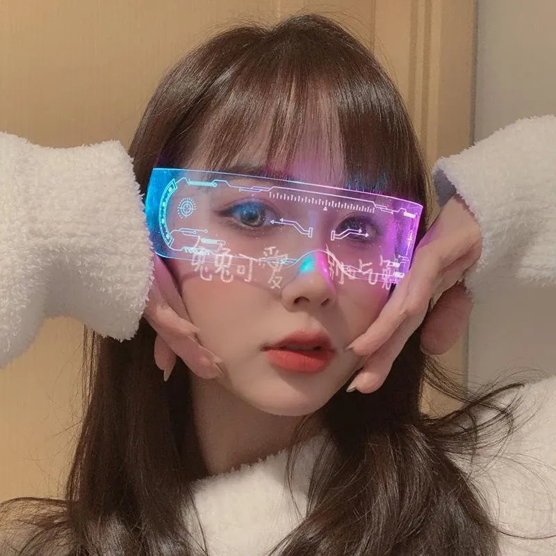 LED svetlece futuristicke naocare