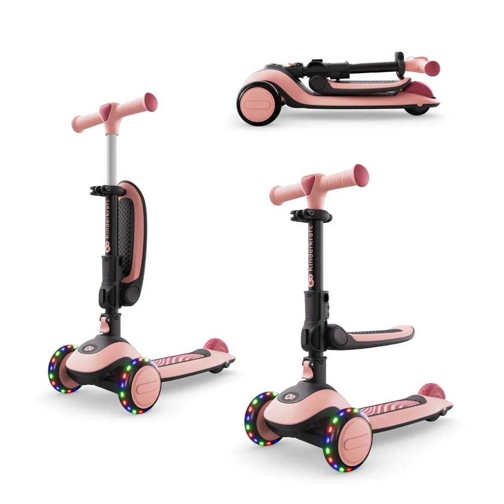 Kinderkraft romobil HALLEY 2, Rose pink