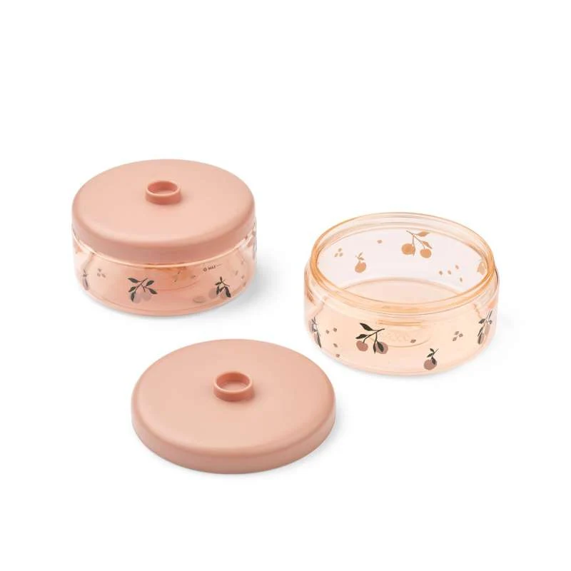 Liewood Dominique Madbokse - Tritan - 2-pak - 500 ml - Peach/Sea Shell SandFun