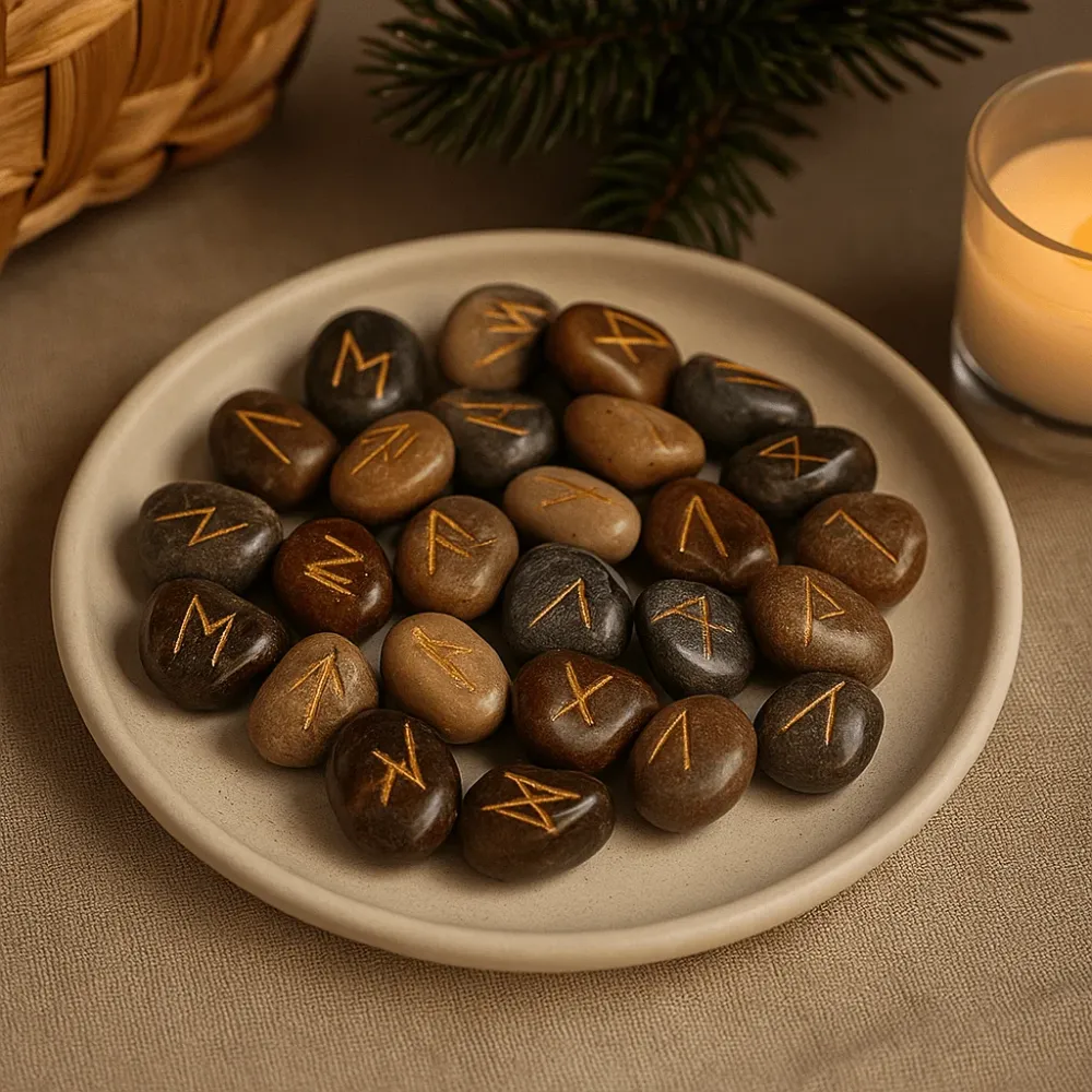 Set rune kamenja Fancy Jasper 25 kamenčić u vrećici