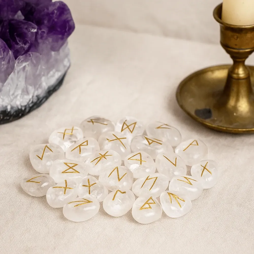 Set rune kamenja Kristalna torbica 25 kamenčić