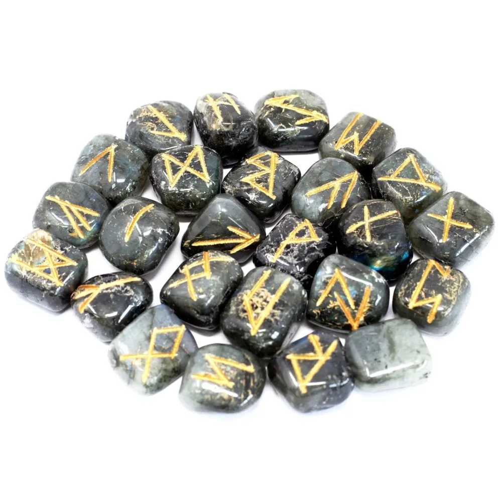 Set rune kamenja od labradorita, 25 u vrećici